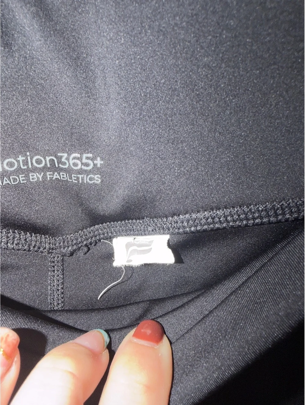 Fabletics Motion365+ Black High-Waisted Leggings